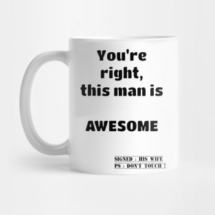 Humour marriage awesome man Mug